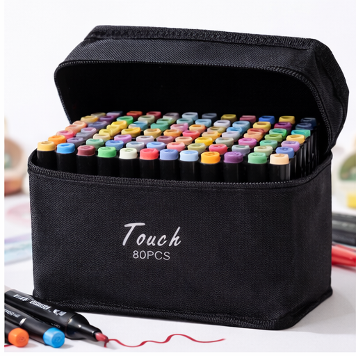 SET DE MARCADORES TOUCH 80 UNIDADES